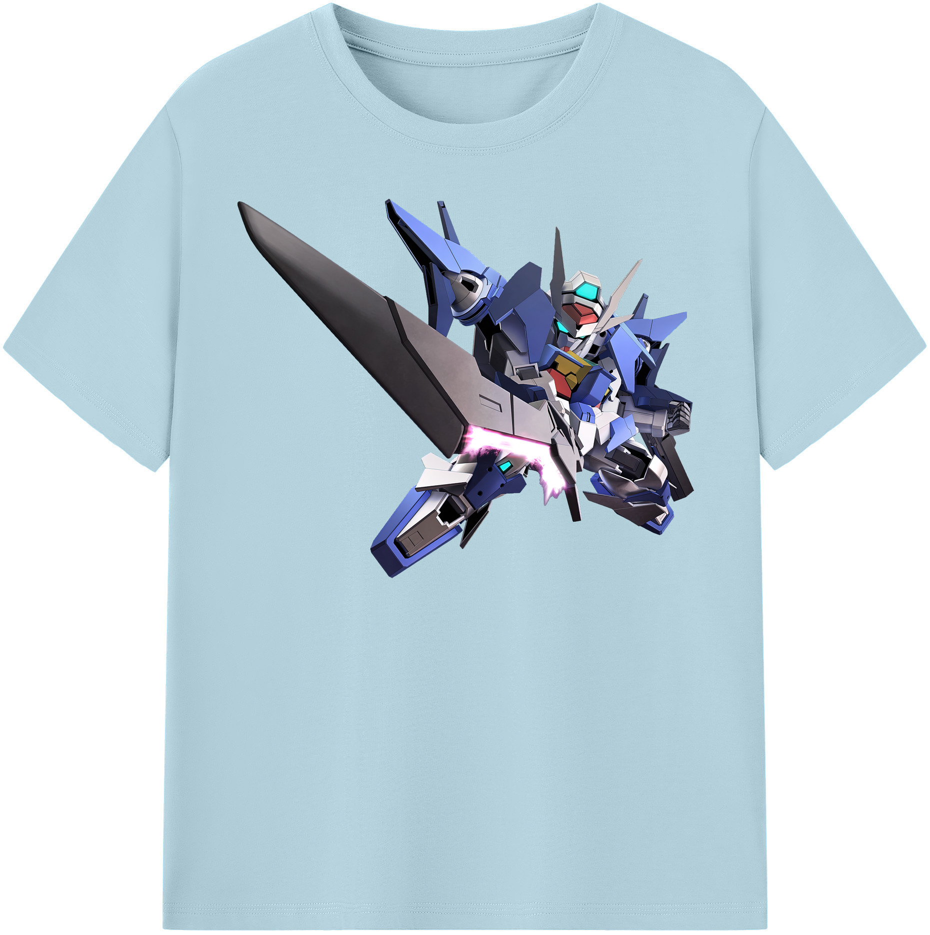 （画像用） 機動戦士ガンダム Mobile Suit Gundam 綿100％半袖Tシャツ（フロントプリント）